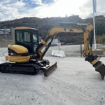 Caterpillar 304CR avec rotortilt  et 3 godets