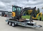 Volvo ECR25D avec 3 godets et Remorque – Image 10