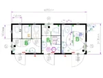 Bungalow toilettes accès PMR 14,7 m² : 5 WC [20 pieds] – Image 2