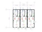 Bungalows sanitaires 3 vestiaires 6 douches 44,4 m² [3 x 20 pieds] – Image 2