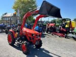 Micro tracteur Kubota  EK1 261 + chargeur frontale et godet